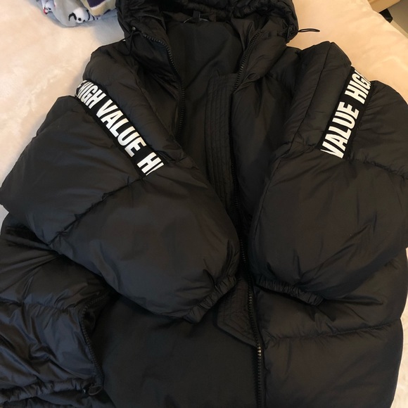 high value puffer jacket